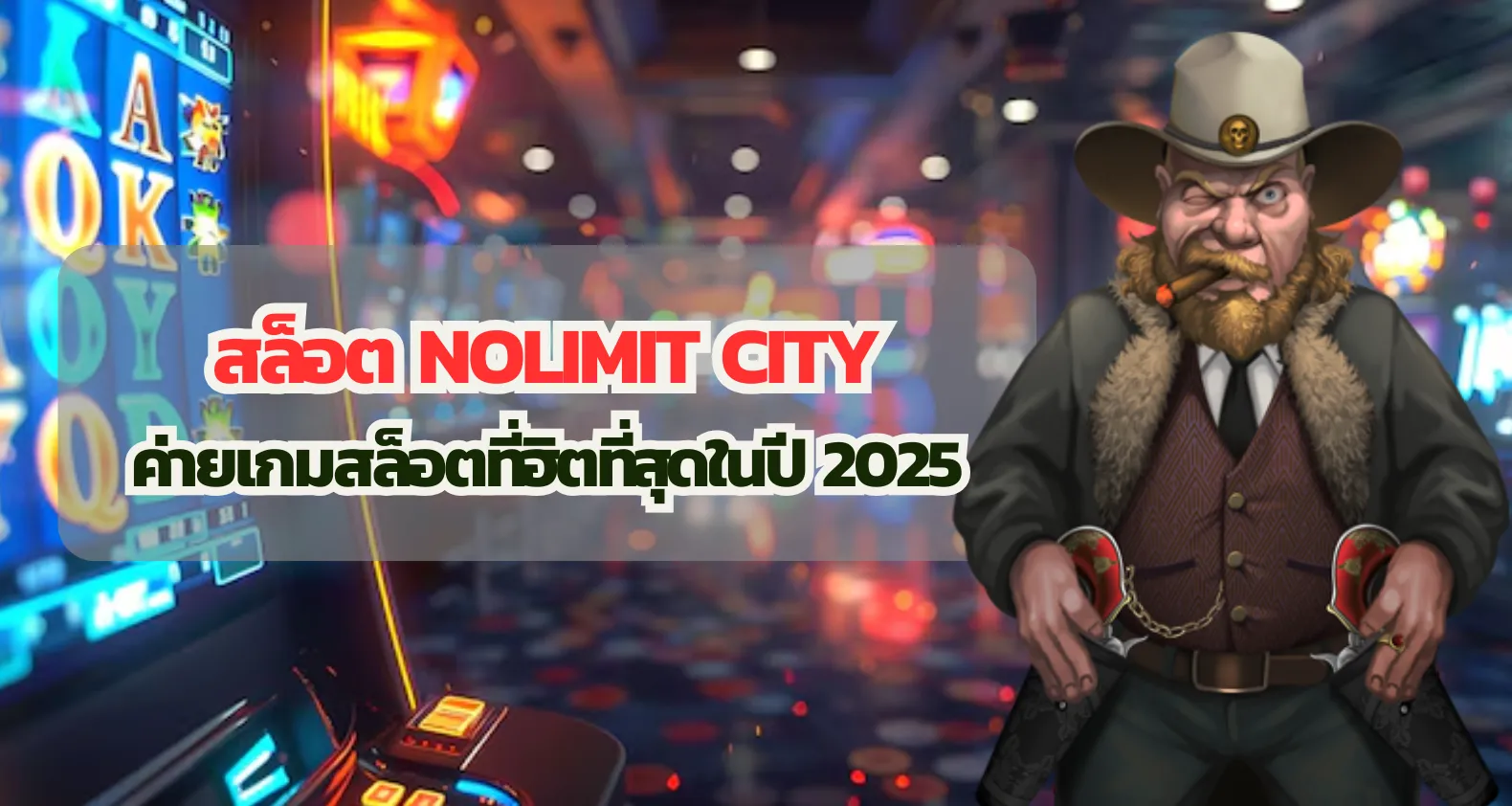 สล็อต Nolimit City ค่ายเกมสล็อตที่ฮิตที่สุดในปี 2025